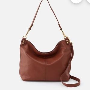 NWT Brand New Hobo Pier Shoulder Crossbody Bag Mahogany Women Bag Retired Design